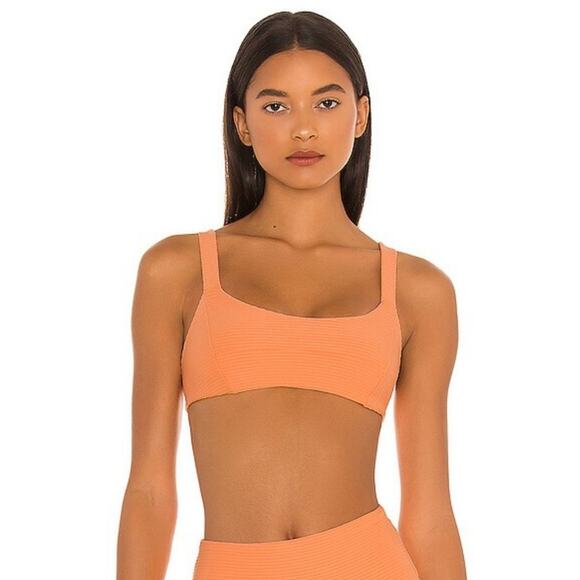 L*Space Jess Bikini Top in Tangy Orange Size XS NWT - Picture 1 of 5